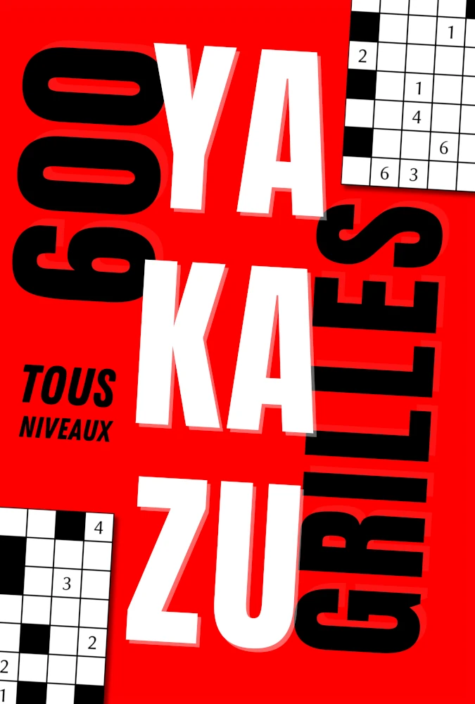 Couverture 600 grilles de Yakazu de Éric Pillet (collection Jeux)