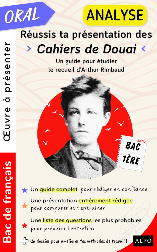 Couverture Réussis ta présentation des Cahiers de Douai d'Arthur Rimbaud de Alexandre Mouchel (collection Oasis)